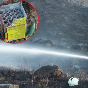 uyarilari dinlemedi havai fisek atan kisi yangina sebep oldu VauS6mnn