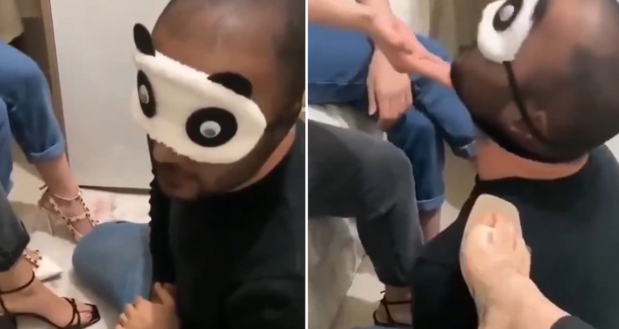 uc kadinin bir erkegi kole gibi kullandigi goruntuler sosyal medyayi karistirdi 4tvhMzKy