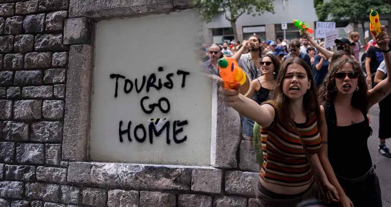 ulkedeki protestolar had safhaya ulasti turistlere tahammul kalmadi gordukleri yerde su sikiyorlar CLLZBc87