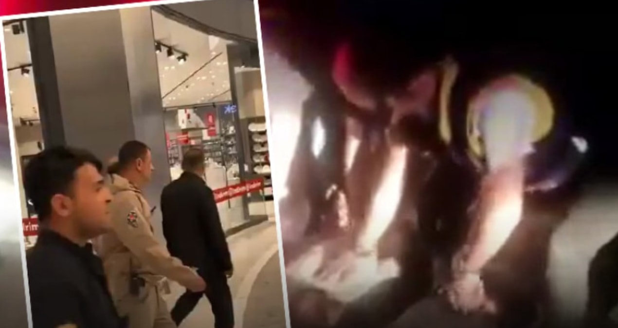 Cumhur İttifakı Ocakları Başkanı’nı yakan görüntü! Korumalarıyla birlikte ters kelepçe