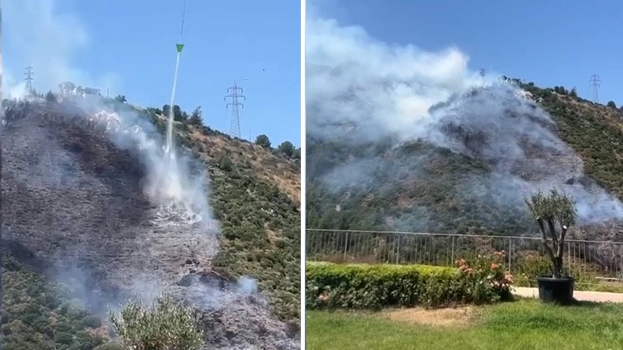 Izmir narliderede orman yangini ekipler sevk edildi tmEGkGwD